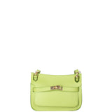 Katie Borsa a tracolla da donna 100% vera pelle 07145-D12 VERDE Viola Castellani