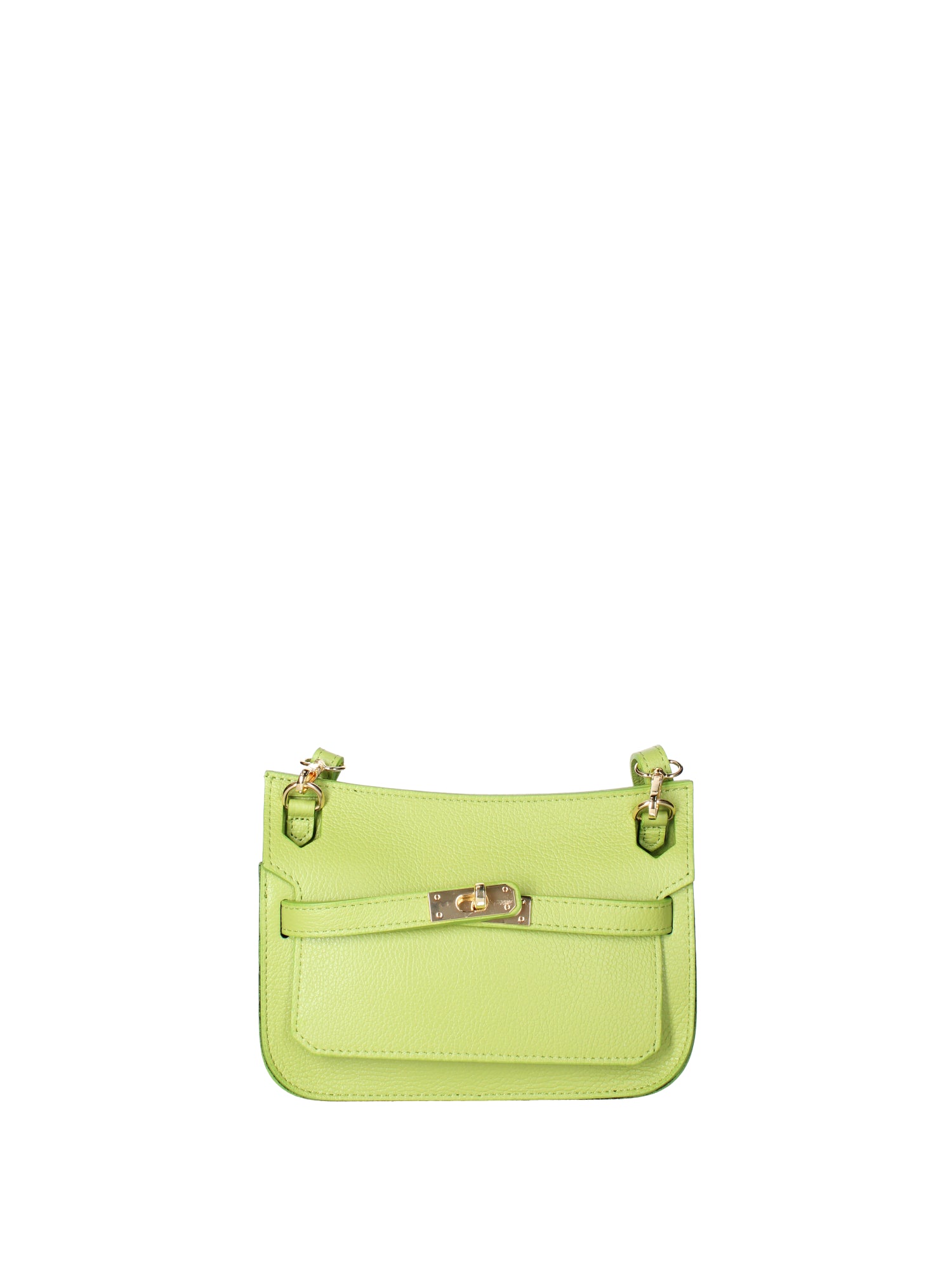 Katie Borsa a tracolla da donna 100% vera pelle 07145-D12 VERDE Viola Castellani