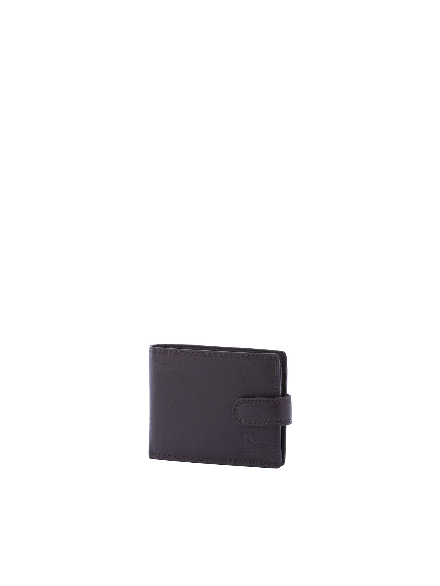 Portafoglio uomo in vera pelle Casual EC7602-56-MARRONE SCURO Enrico Coveri