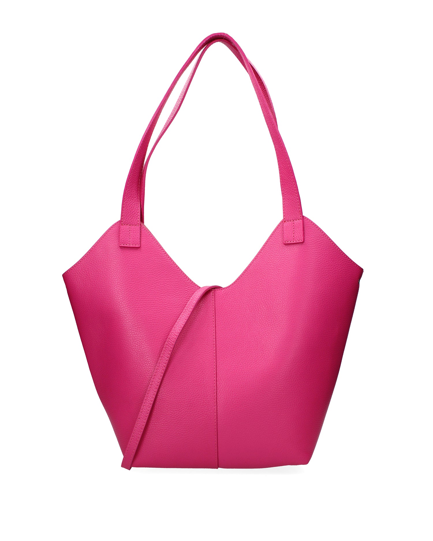Borsa a mano da donna Vera pelle 07231-D02 FUXIA Roberta Rossi