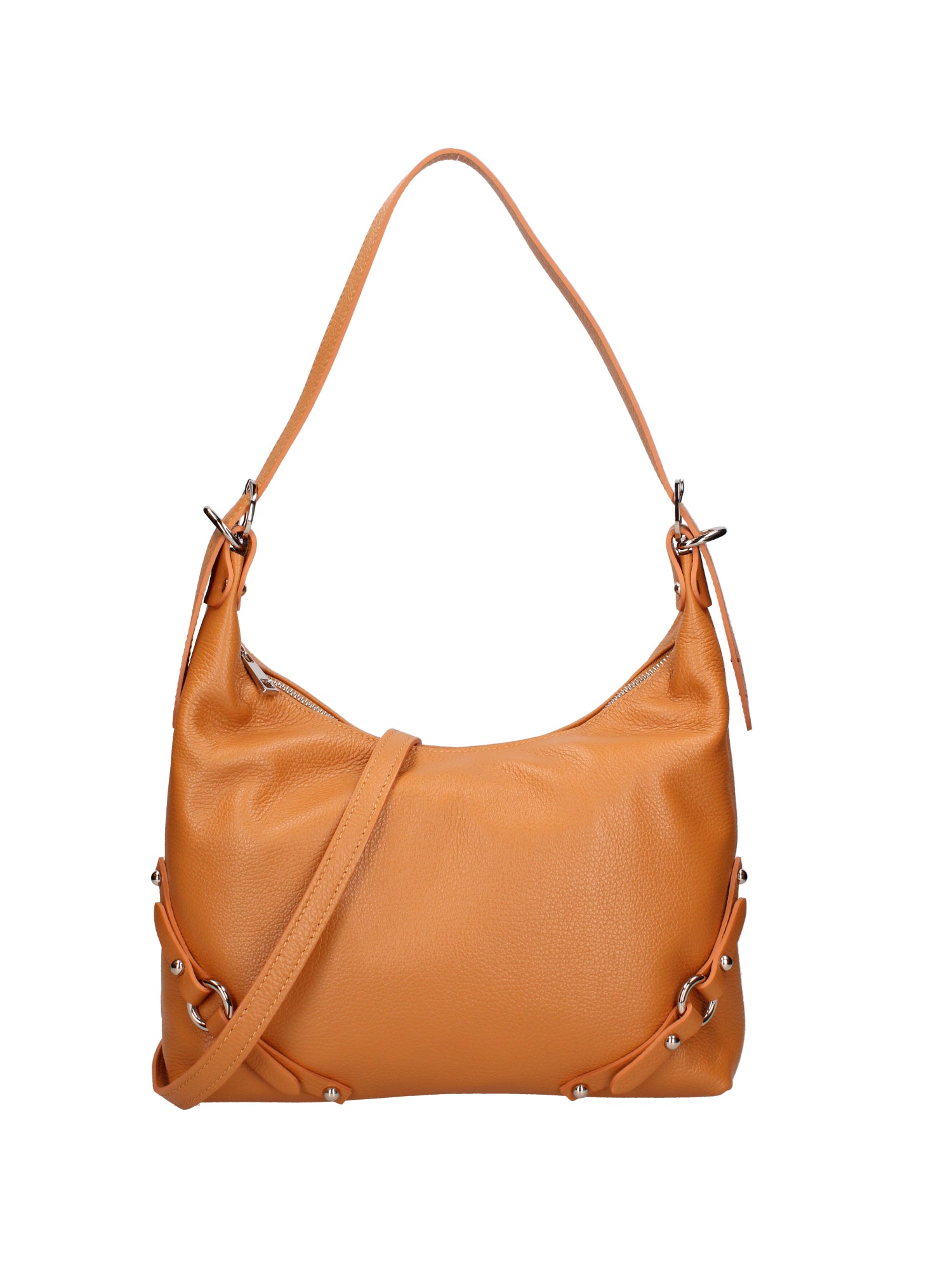 Fiorenza Lux Borsa a spalla da donna Vera pelle 07140-D44 CUOIO Viola Castellani