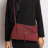 Savana Women's Suede Shoulder Bag
