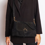 Savana Women's Suede Shoulder Bag