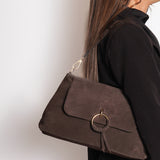 Savana Women's Suede Shoulder Bag