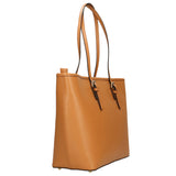Lysia Borsa a spalla da donna Vera pelle 3306-SF17 CUOIO SCURO DARK COGNAC Gave Lux