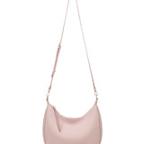 Borsa a spalla da donna 100% pelle vegana PU 715-1PT-ROSE Diana&co
