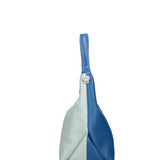Borsa a spalla da donna Vera pelle 07233-D22 BLUETTE+D102 CIELO Roberta Rossi