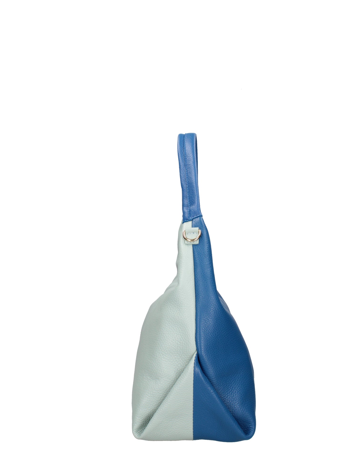 Borsa a spalla da donna Vera pelle 07233-D22 BLUETTE+D102 CIELO Roberta Rossi