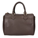 Aralia Borsa a bauletto da donna 100% pelle 5176-D23 T.MORO DARK BROWN Gave Lux