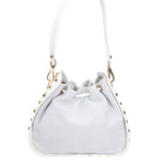 Ravello Borsa a spalla da donna Vera pelle 8977-BIANCO Gave Lux