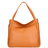 Borsa a spalla da donna Misto pelle e tessuto 07155-D44 CUOIO Roberta Rossi
