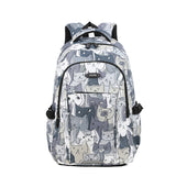 Zaino unisex Felino Casual GN62070-A-GREY Aoking