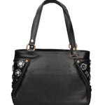 Amaranta Ultra Borsa a spalla da donna 100% pelle B17241-NERO Braccialini