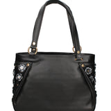 Amaranta Ultra Borsa a spalla da donna 100% pelle B17241-NERO Braccialini