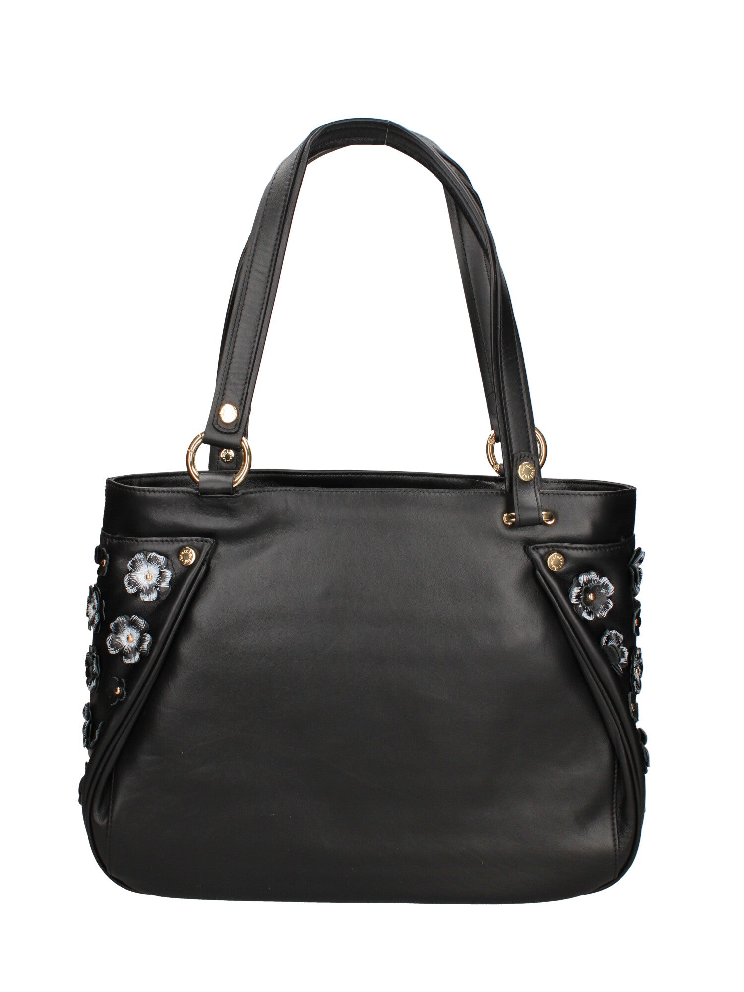 Amaranta Ultra Borsa a spalla da donna 100% pelle B17241-NERO Braccialini
