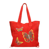 Papillon Borsa a spalla da donna Vera pelle 8620-ROSSO RED Gave Lux