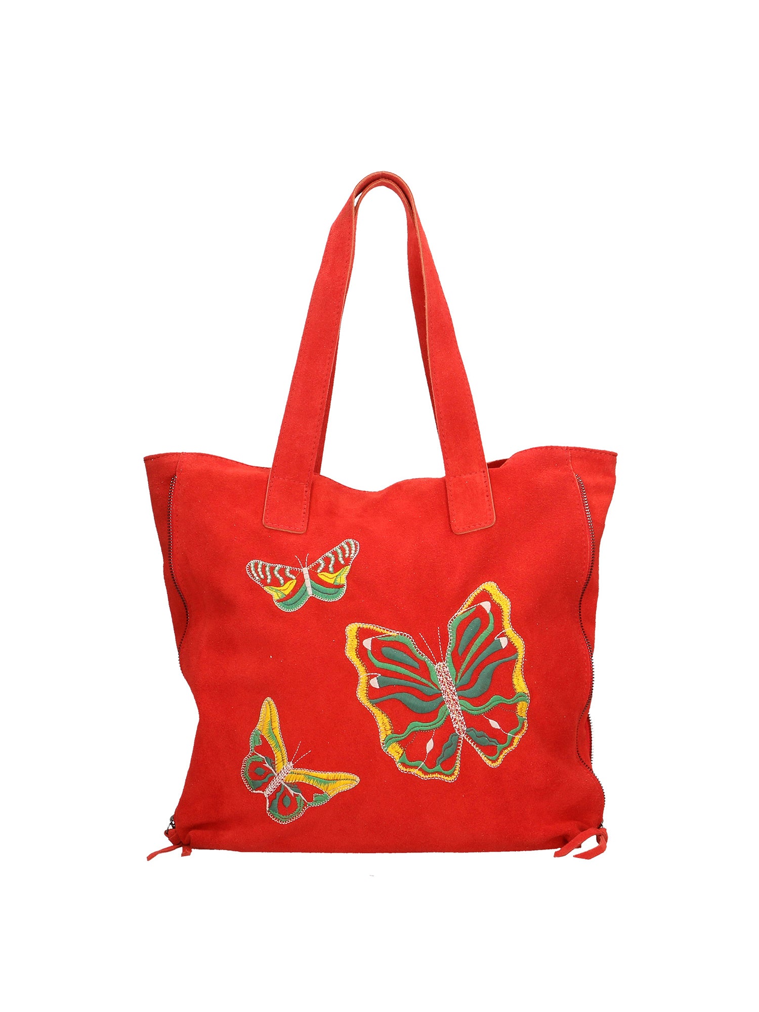 Papillon Borsa a spalla da donna Vera pelle 8620-ROSSO RED Gave Lux