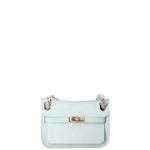 Katie Borsa a tracolla da donna 100% vera pelle 07145-D102 CIELO Viola Castellani