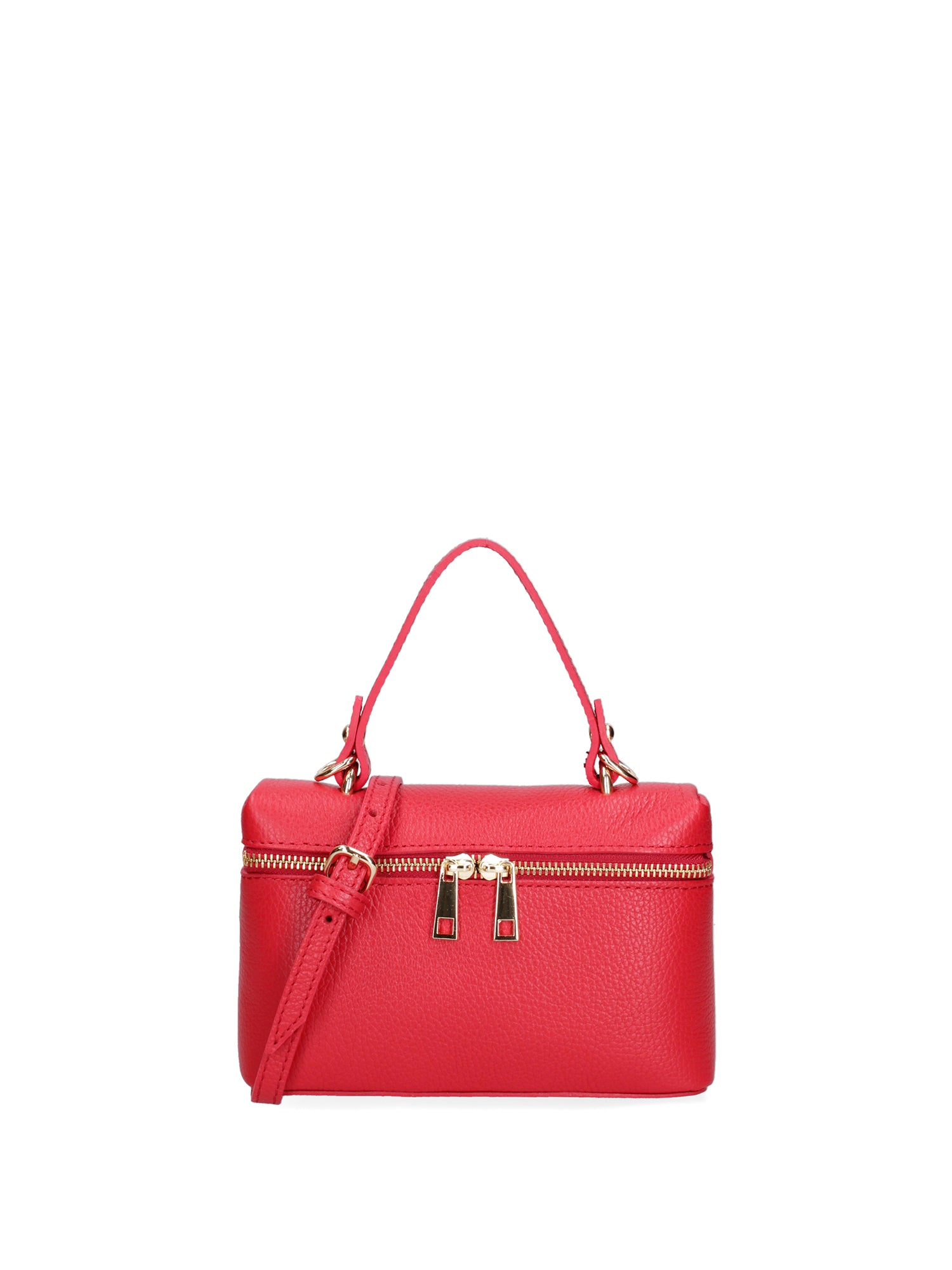 Borsa a mano da donna Vera pelle 07160-D58 ROSSO FUOCO Roberta Rossi