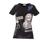 T-Shirt da donna In Cotone e Elastane Prodotto artigianale Regular Fit