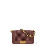 Borsa a mano da donna 100% Pvc FLAT-S-BALL 24-CHOCOLATE - LIGHT OTTONE Marc Ellis