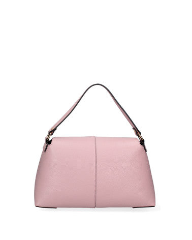 Borsa a spalla da donna Vera pelle 07154-D56 PINK Roberta Rossi