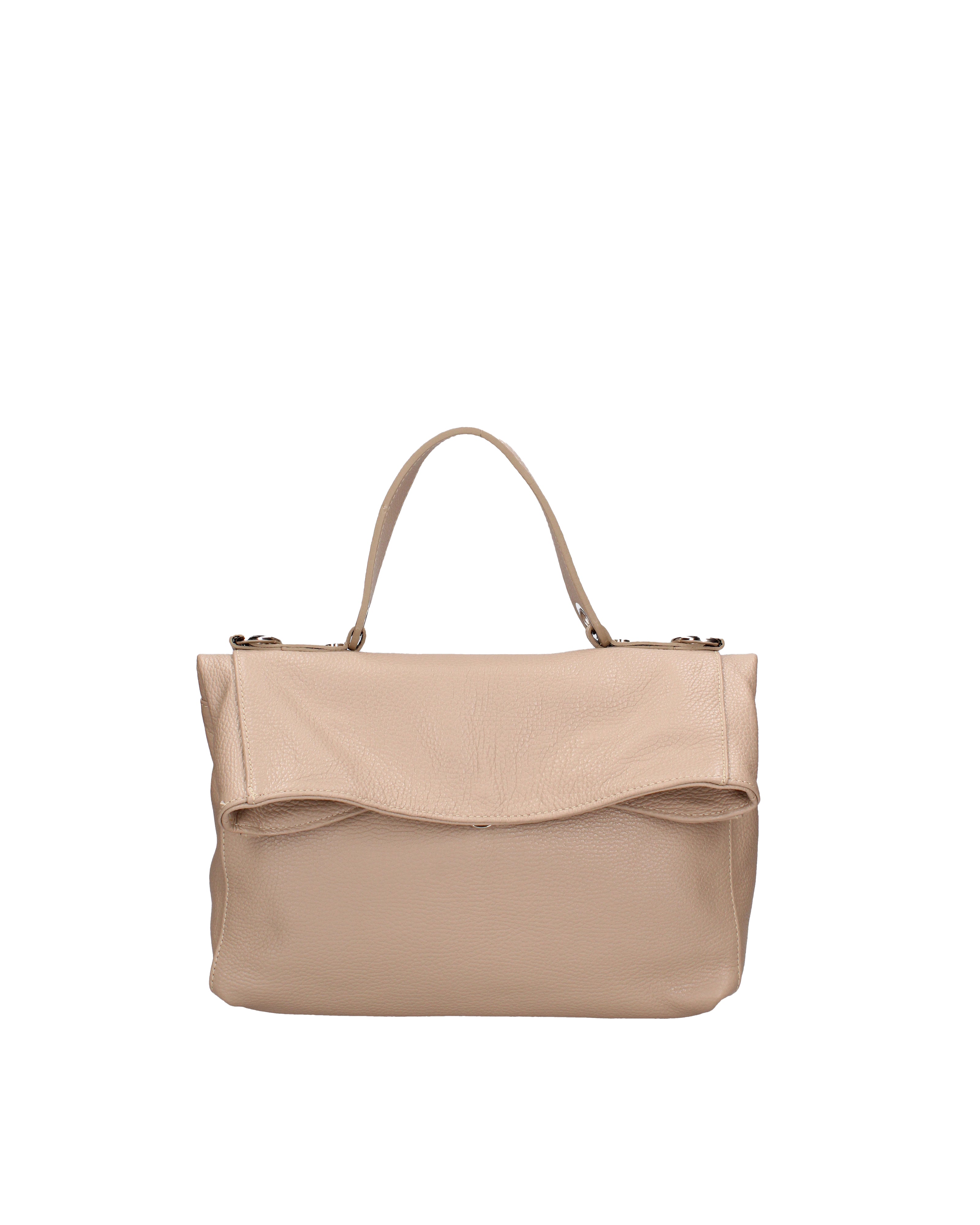 Borsa a spalla da donna Vera pelle 07159-D05 CAPPUCCINO Viola Castellani