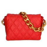 Adriana Borsa a mano da donna Vera pelle 04539-S58 ROSSO FUOCO Gave Lux