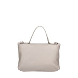 Borsa a spalla da donna Vera pelle 07159-D86 GRIGIO PERLA Viola Castellani