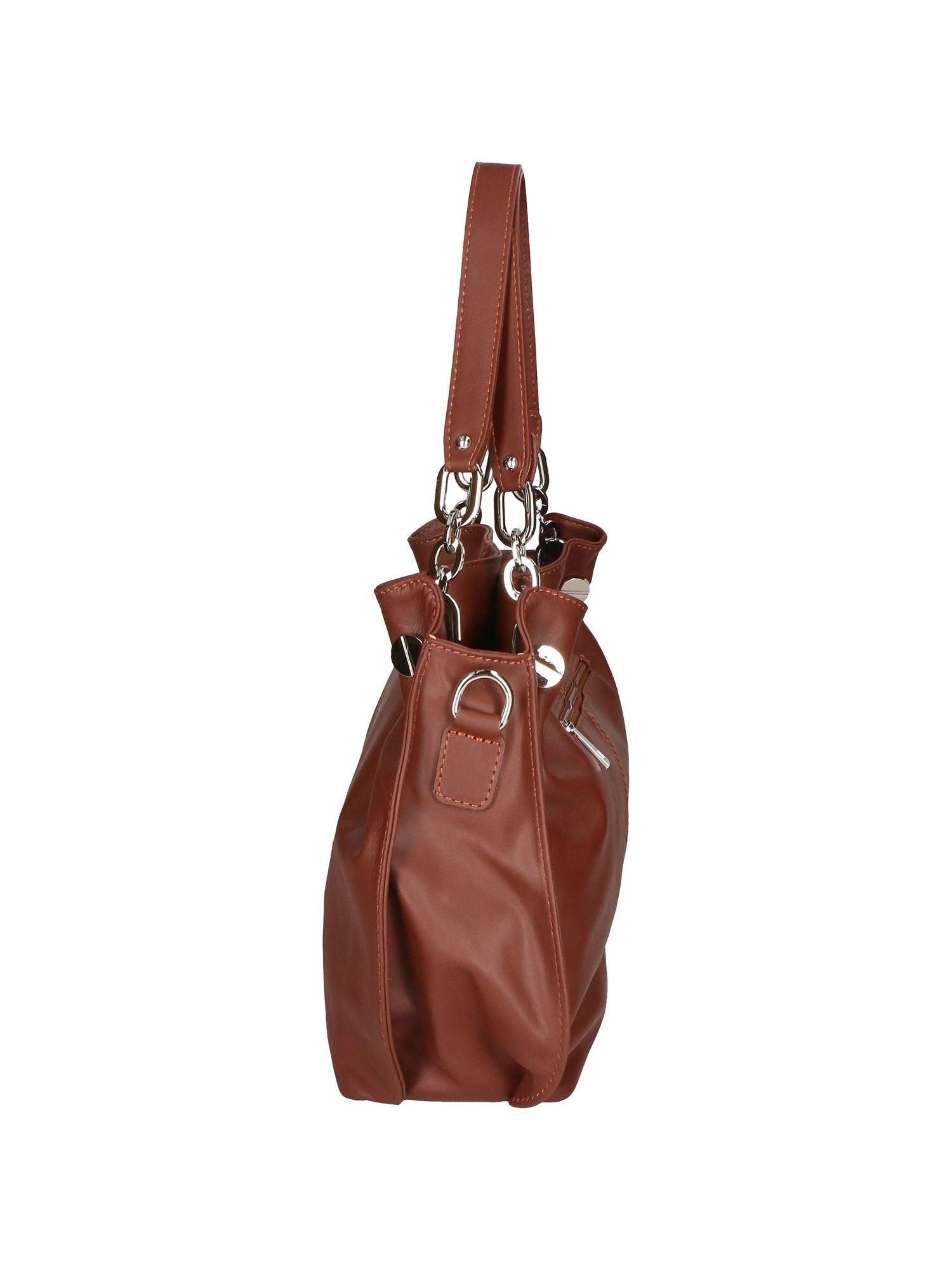 Ereba Borsa a mano da donna Made in Italy 100% pelle 3305-S34 BORDO Gave Lux
