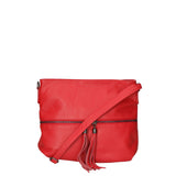 Erminia Borsa a tracolla da donna Vera pelle 80062-ROSSO Gave Lux