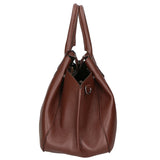 Vincenza Borsa a mano da donna Vera pelle 06898-D223 cioccolato Gave Lux