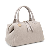 Borsa a mano da donna 100% pelle vegana PU 749-1PT-BEIGE Diana&co