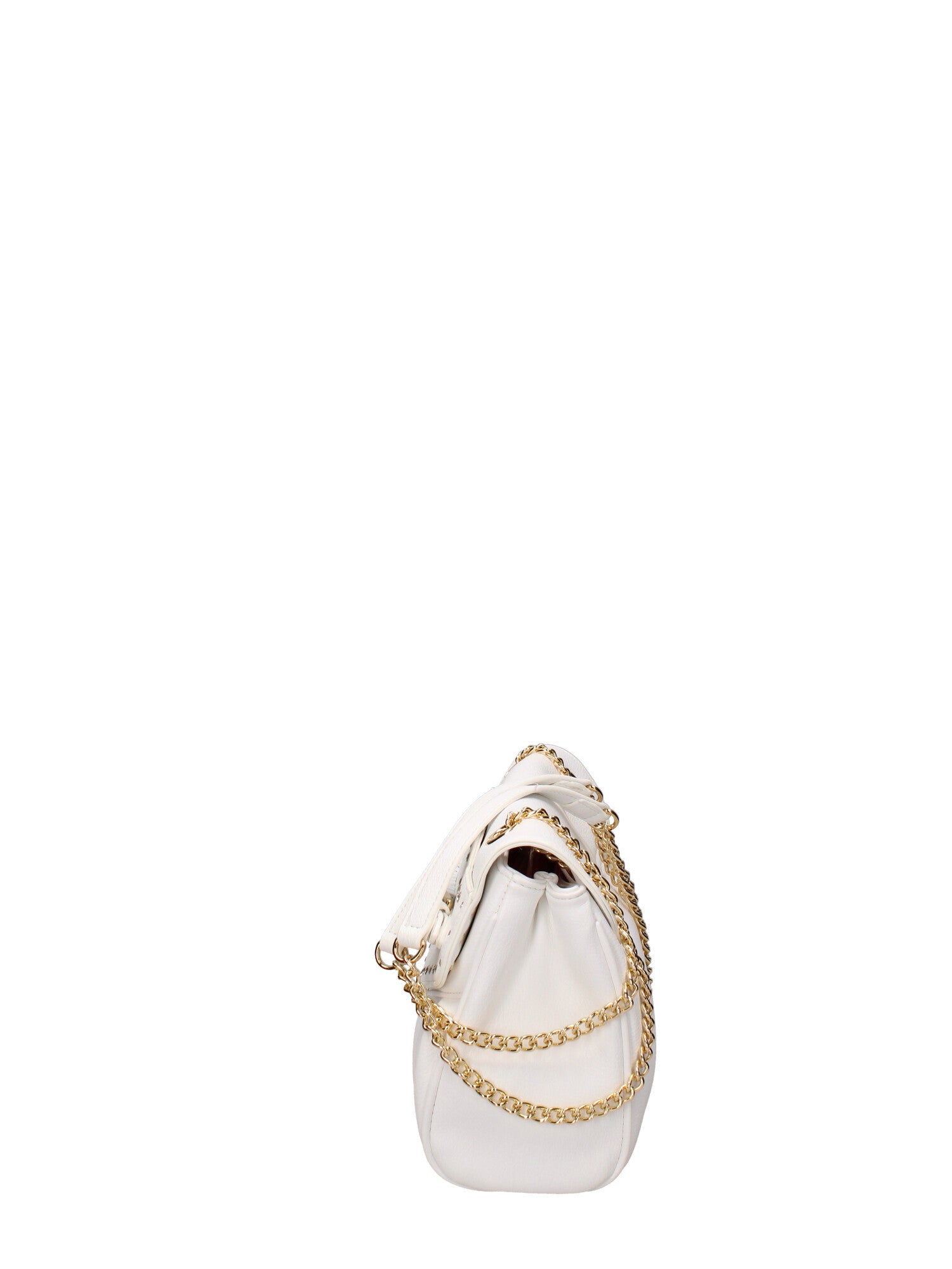 Elora Elite Borsa a spalla da donna 100% poliuretano B17131-BIANCO Braccialini