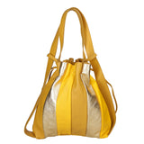 Oceania Borsa a spalla da donna Vera pelle 580041-SENAPE Gave Lux