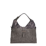 Edera Elite Borsa a spalla da donna Vera pelle LK0247-GRIGIO Gave Lux