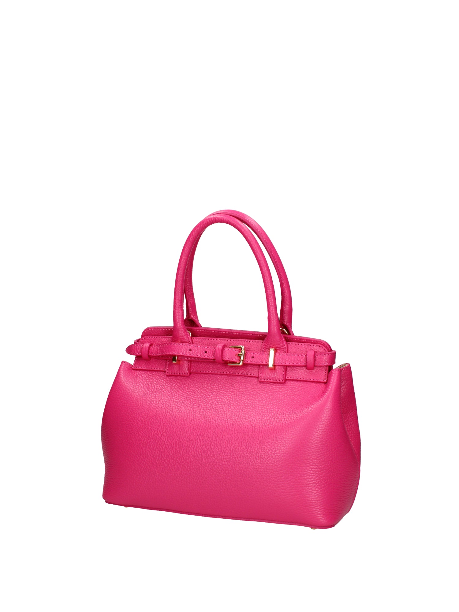Borsa a mano da donna Vera Pelle 07146-D02 FUXIA Viola Castellani