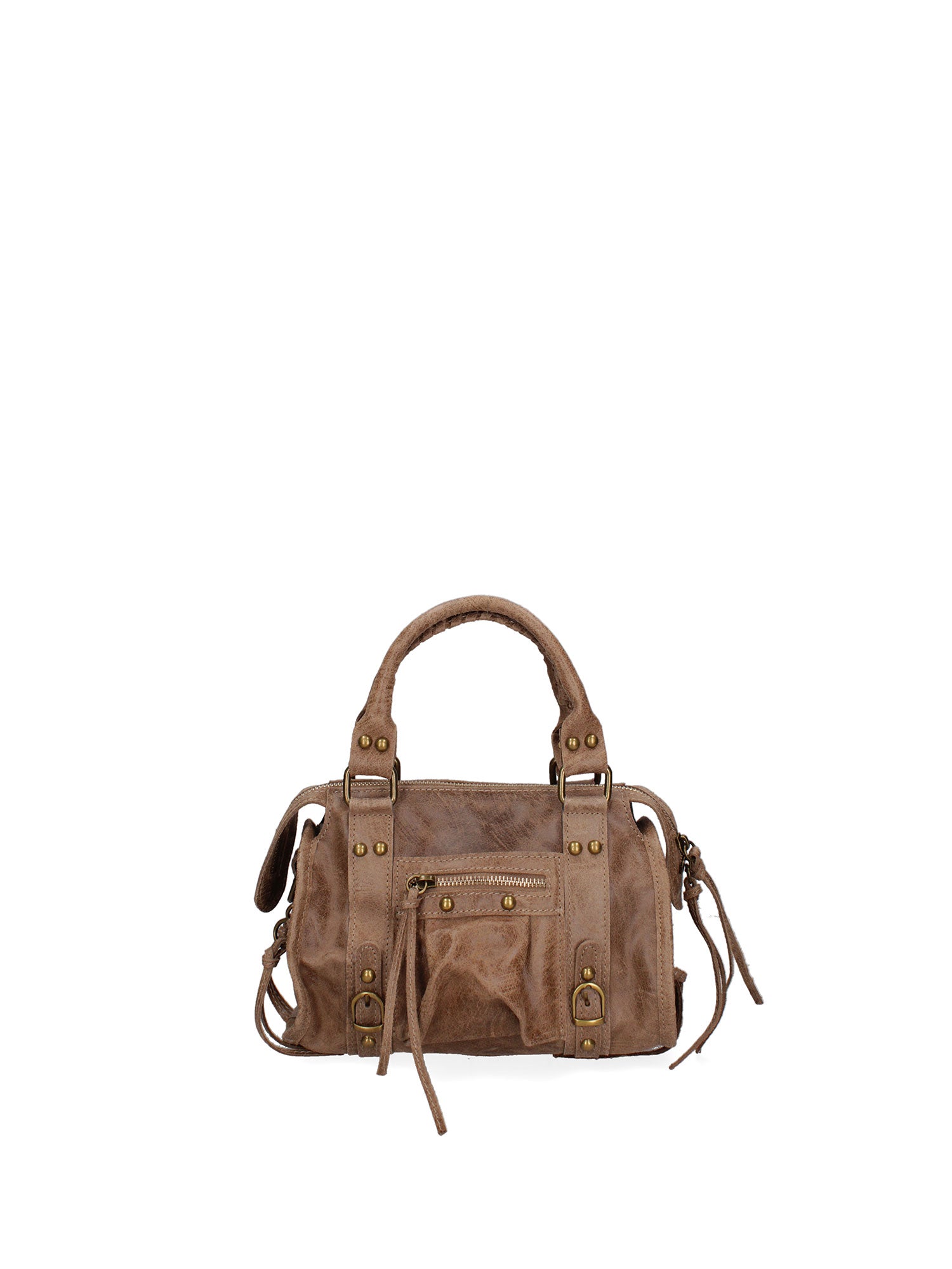 Erisia Borsa a spalla da donna Vera pelle 06091-NOCCIOLA Gave Lux