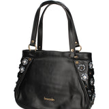 Amaranta Ultra Borsa a spalla da donna 100% pelle B17241-NERO Braccialini
