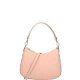 Borsa a spalla da donna 100% pelle ruga 07241-L805 LILLA Roberta Rossi