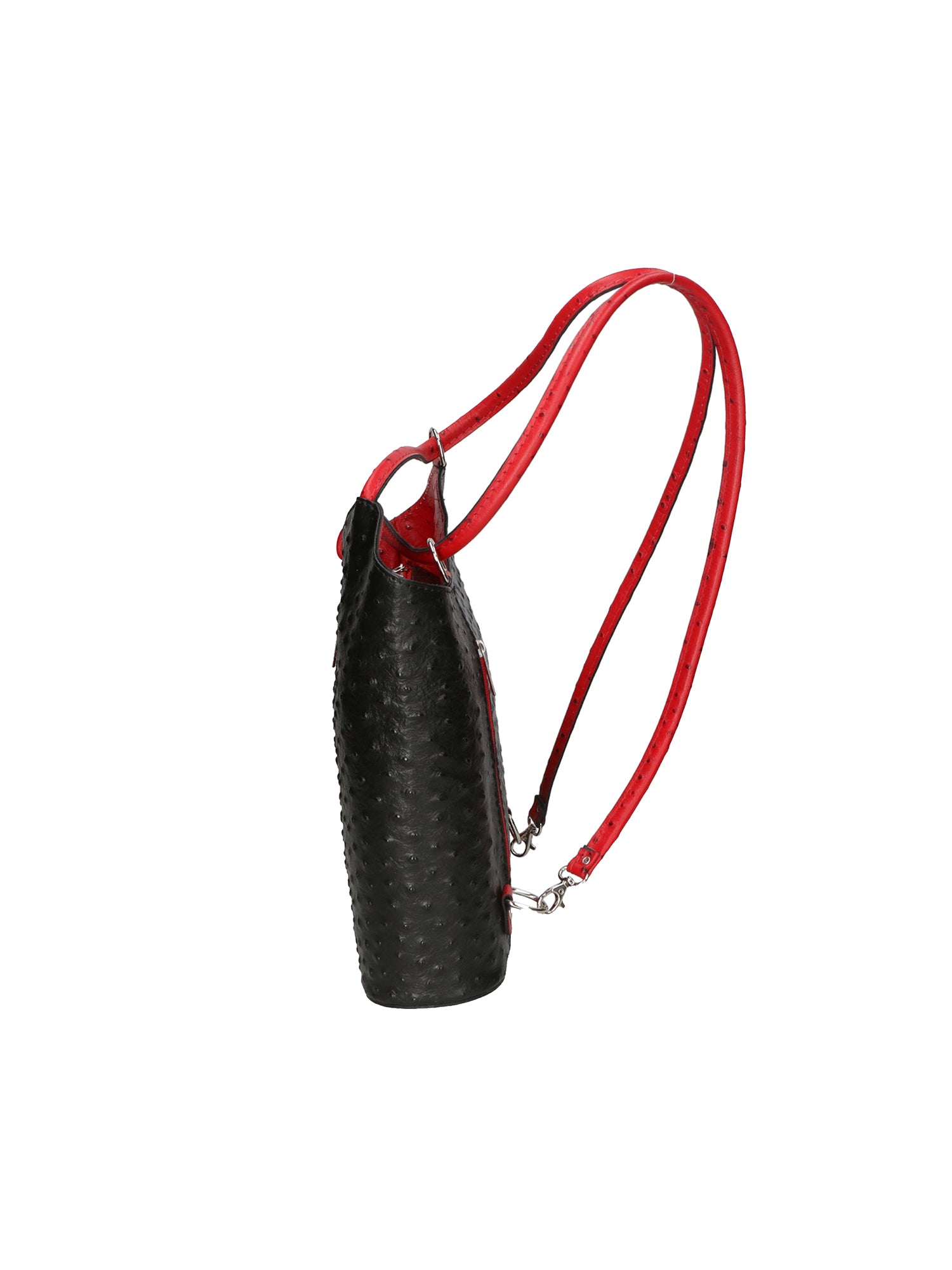 Chanel 3005-20 NERO 12 ROSSO Zaino da donna in vera pelle Gave Lux