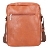 Borsa a tracolla uomo Pelle PU vegana PCL3102-BROWN Northampton Polo Club