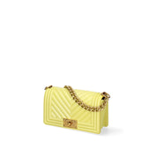 Borsa a mano da donna 100% Pvc FLAT-S 24-PYRATE GREEN - LIGHT OTTONE Marc Ellis