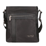 Borsa a tracolla uomo Pelle vegana PU PCL3161-BLACK Northampton Polo Club