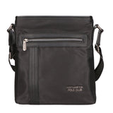 Borsa a tracolla uomo Pelle vegana PU PCL3161-BLACK Northampton Polo Club