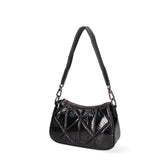 Borsa a spalla unisex Nylon e ecopelle F6716-2-BLACK David Jones