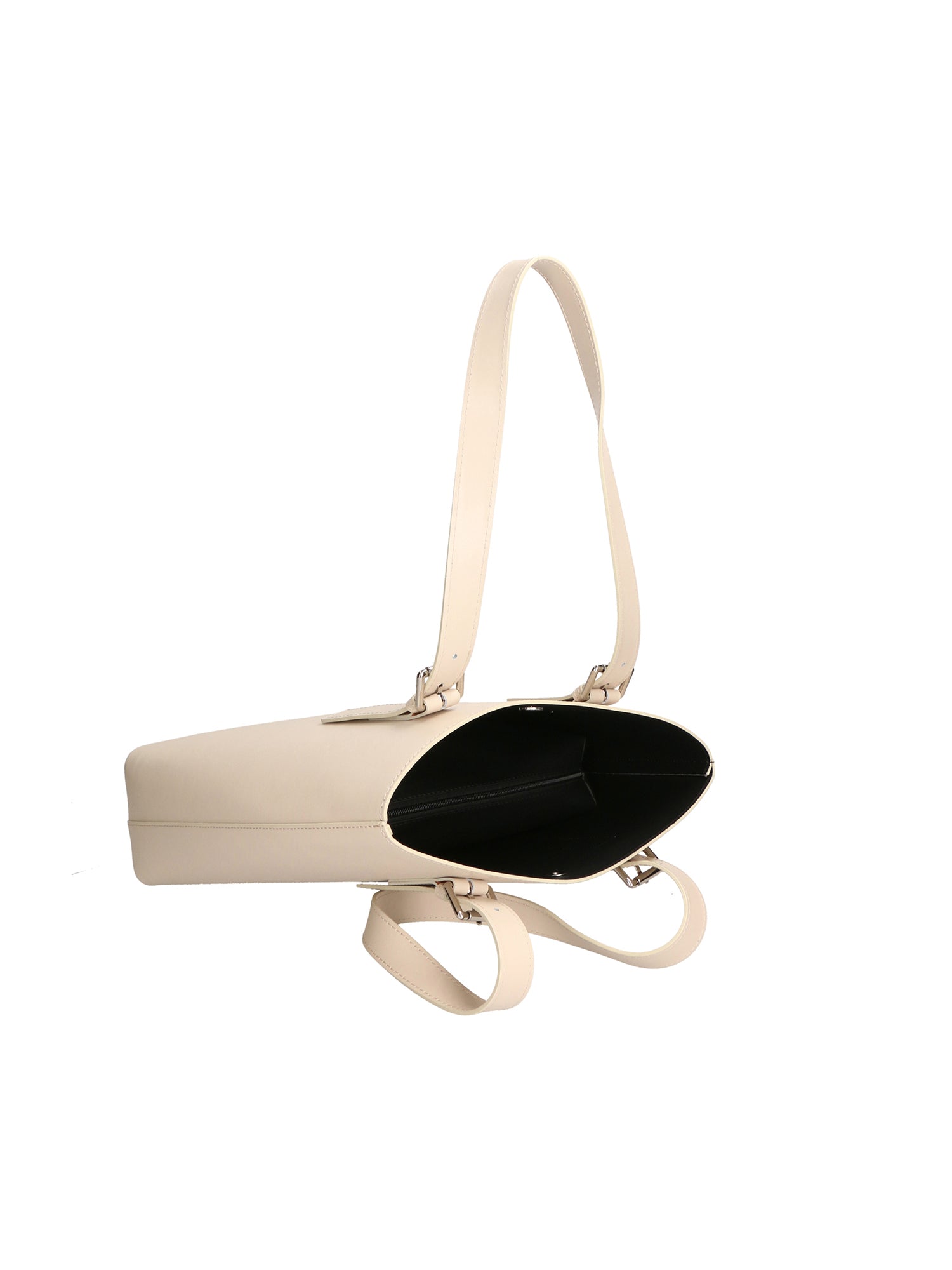 Germana Borsa a spalla da donna 100% pelle 05924-B37 LATTE Gave Lux