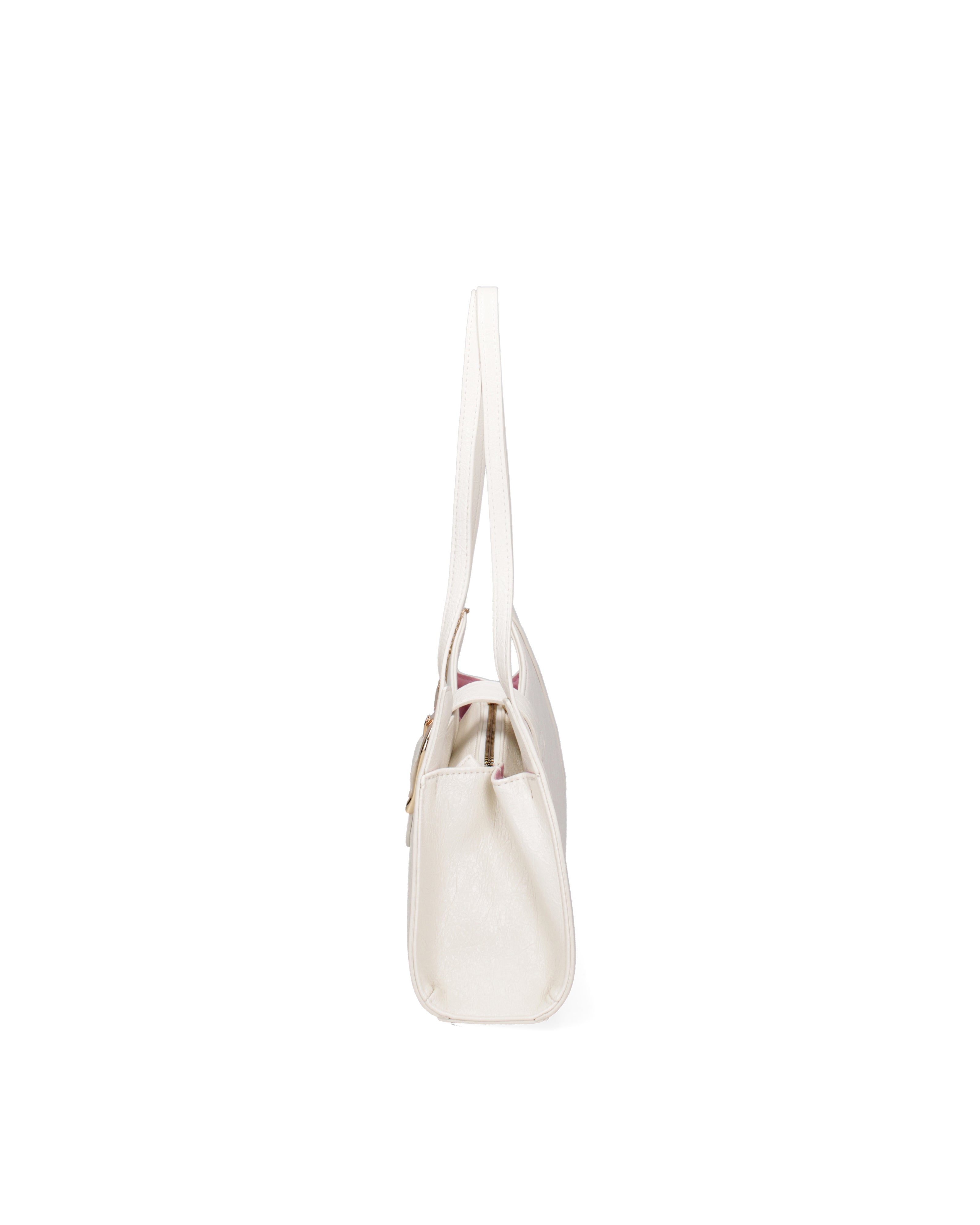 Borsa a spalla da donna Ecopelle DC3532-2-ALMOND Diana&co