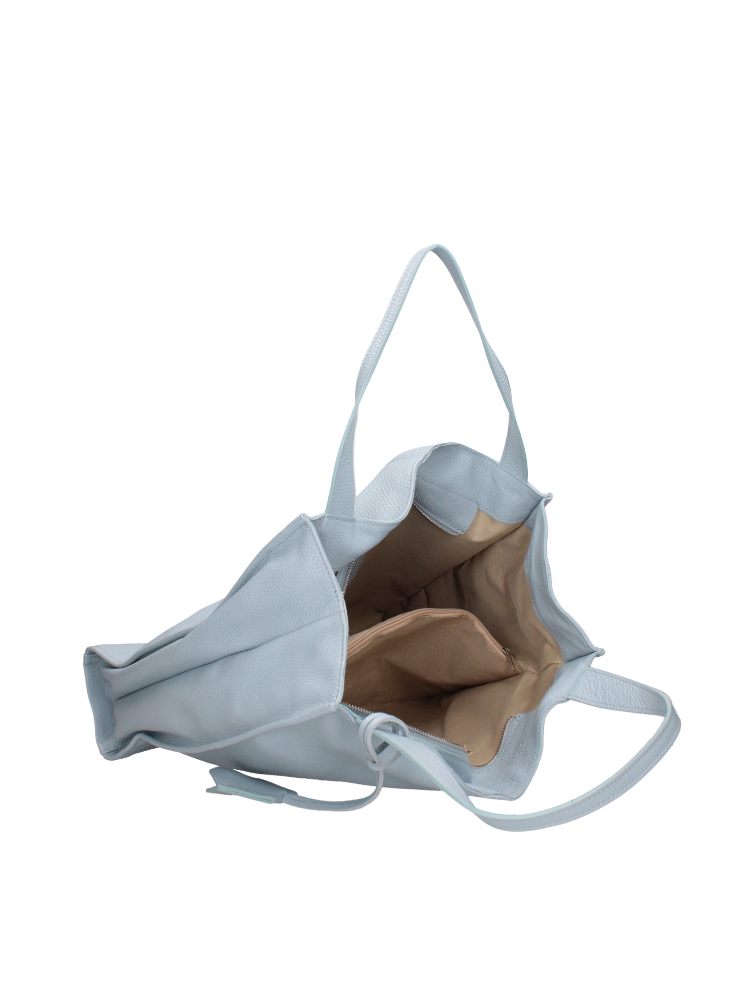 Aelia Borsa a spalla da donna Vera pelle 3312-D92 CELESTE Gave Lux