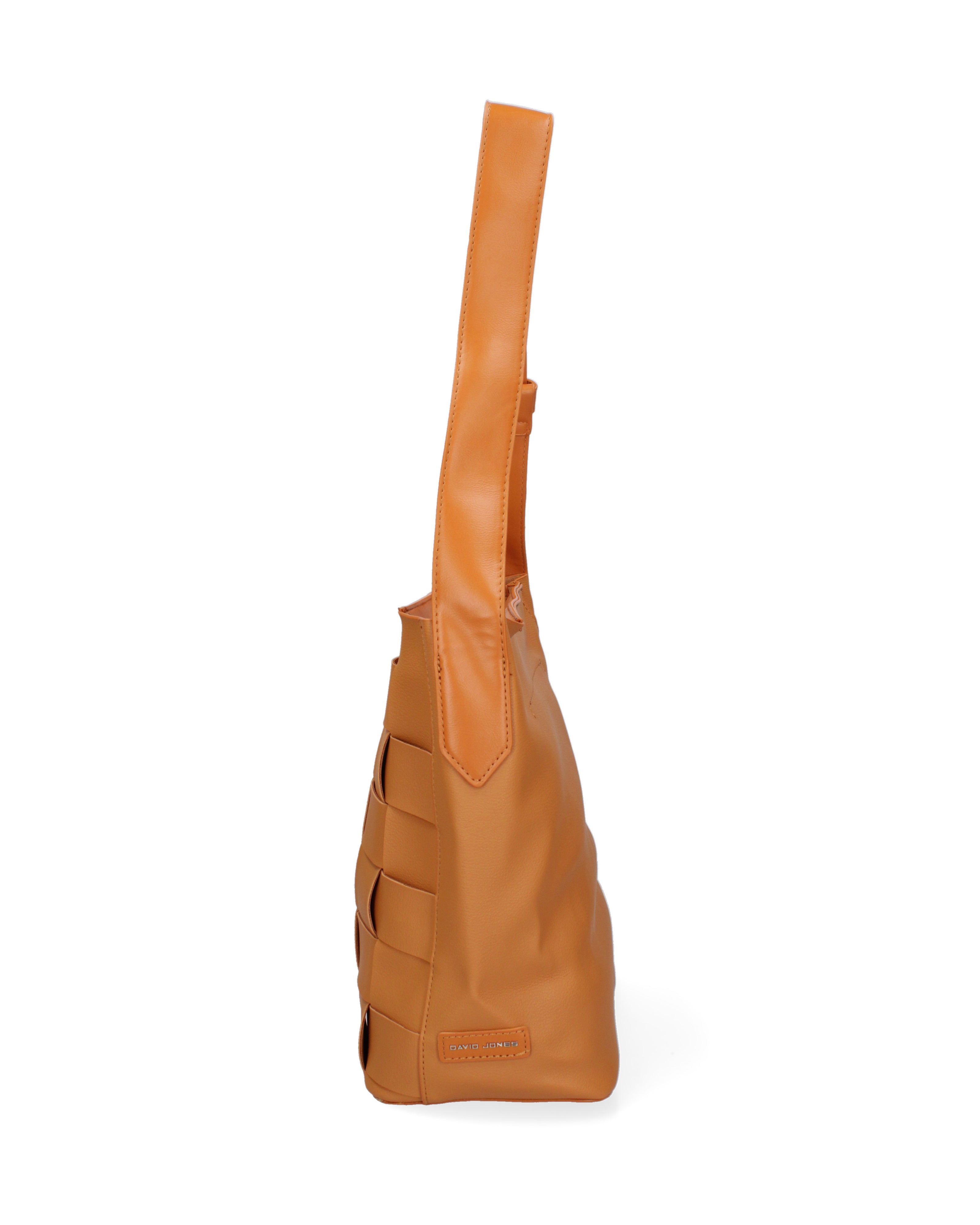 Borsa a spalla da donna 100% Pvc CM6408-TAN David Jones